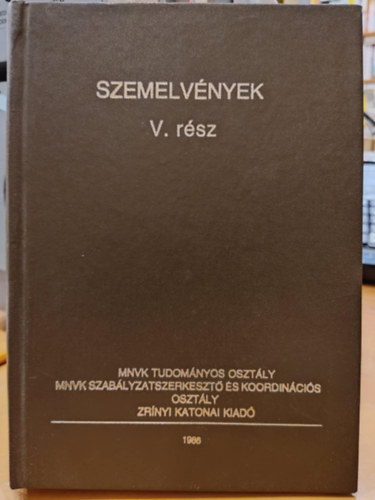 Blint Csaba - Szemelvnyek a Szovjet Katonai Enciklopdia kteteibl V.