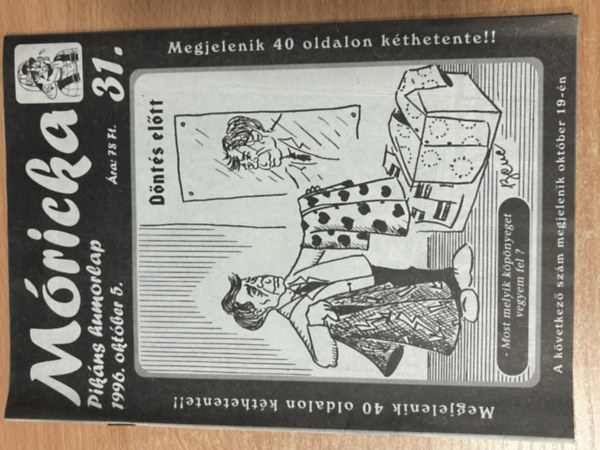 Móricka 31 - 1996. okt