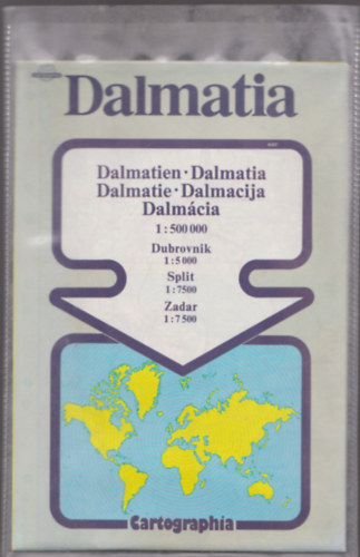 Dalmatia 1 : 500 000 (Tbbnyelv)