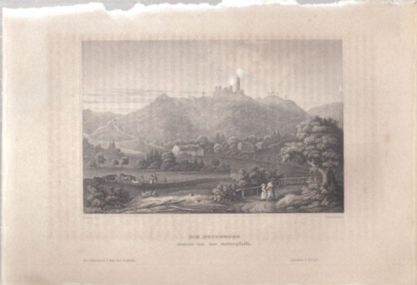 Die Boyneburg (Nmetorszg, Eurpa) (16x23,5 cm lapmret eredeti aclmetszet, 1856-bl)