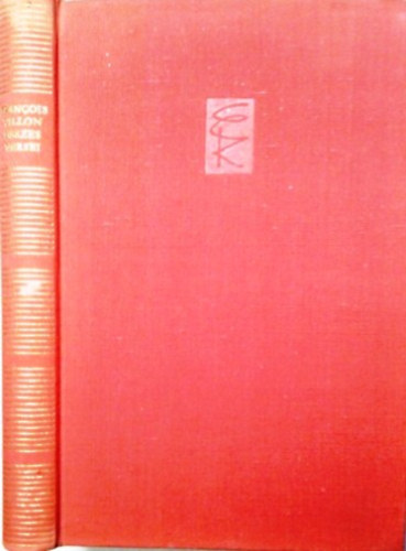 Francois Villon - Francois Villon �sszes versei