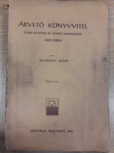 Dr. Nyrdy Jzsef - rvet knyvvitel