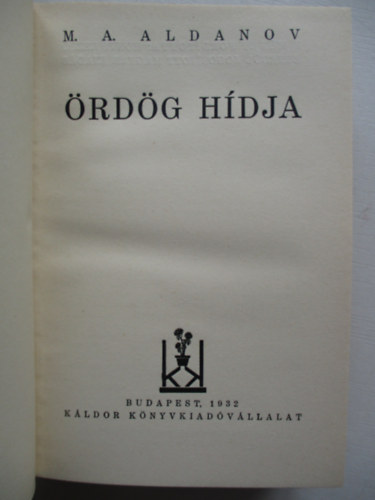 M. A. Aldanov - rdg hdja