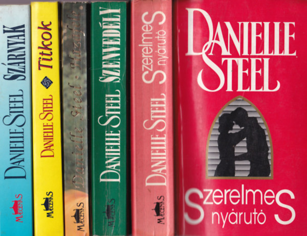 Danielle Steel - 5 db Danielle Steel: Szenvedly, Hazafel, Titkok, Szrnyak, Szerelmes nyrut