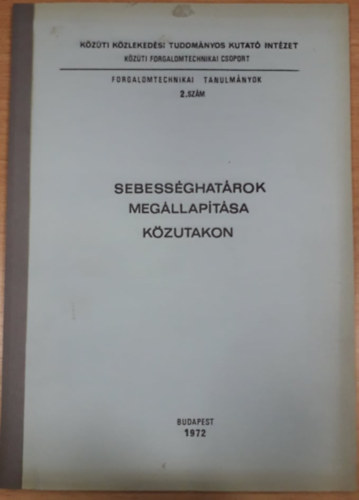 Sebességhatárok megállapítása közutakon