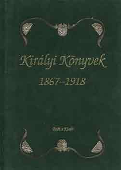 Dr. Kollega Tarsoly Istvn - Kirlyi knyvek 1867-1918
