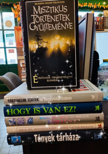 Readers Digest - Reader's Digest könyvcsomag 6 darabos KÖNYVMENTŐ AJÁNLAT: Mikor, hol, miért és hogyan történt?, Mikor, hol, hogyan és miért történt Magyarországon?, Misztikus történetek gyűjteménye, Történelmi tények-új megvilágításban, Hogy