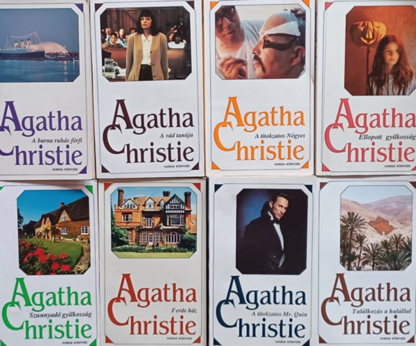 Agatha Christie - A titokzatos Mr. Quin + A vd tanja + Szunnyad gyilkossg + A barna ruhs frfi + Ellopott gyilkossg + A titokzatos Ngyes + Tallkozs a halllal + Ferde hz (8 m)