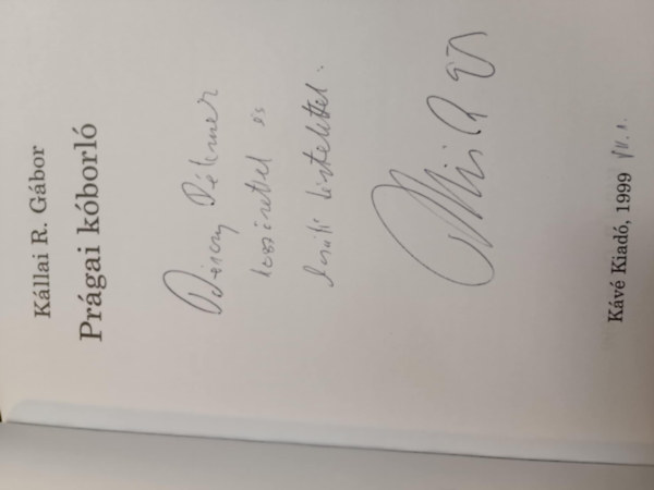 K�llai R. G�bor - Pr�gai k�borl�