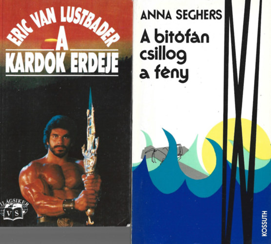 2 db knyv, Eric Van Lustbader: A kardok erdeje, Anna Seghers: A bitfn csillog a fny