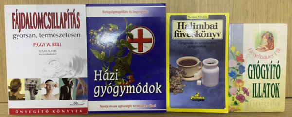 Biegelbauer P�l Peggy W. Brill - 4 db k�nyv a h�zi gy�gym�dokr�l - F�jdalomcsillap�t�s, H�zi gy�gym�dok, Halimbai f�vesk�nyv, Gy�gy�t� illatok