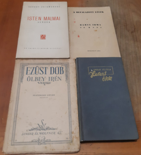 Barsy Irma - Várady Zsigmondné - Imrik Klára - Ölbey Irén - A befalazott lélek - Isten malmai - Huszas évek - Ezüst dob