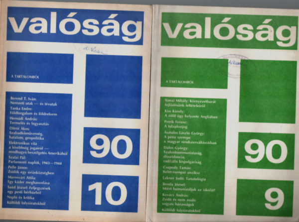 Val�s�g - Tudom�nyos ismeretterjeszt�: 909, 9010. sz�mok.