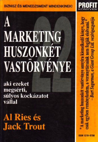 Jack Trout Al Ries - A marketing huszonkt vastrvnye