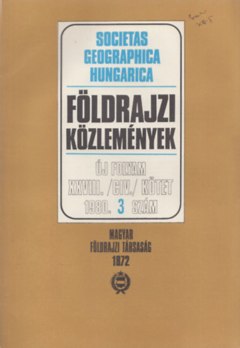 Földrajzi közlemények 1980/3.