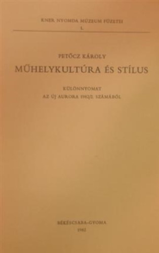 Petcz Kroly - Mhelykultra s stlus