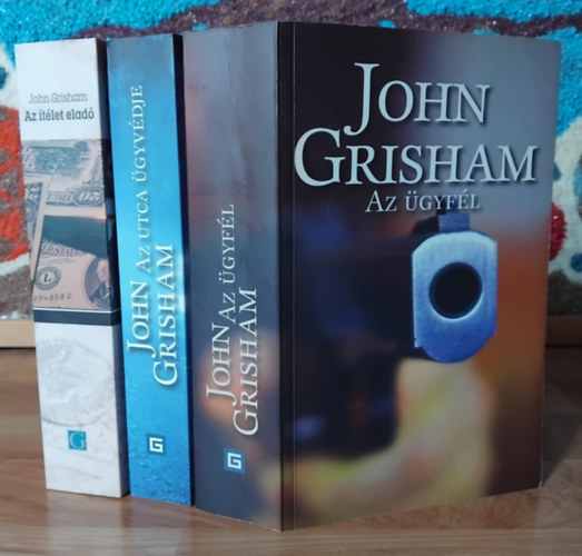 SZERZ John Grisham - 3db John Grisham knyv : Az gyfl - Az utca gyvdje - Az tlet elad