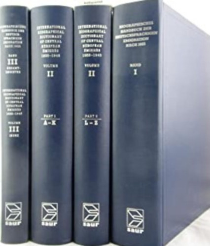 Biographisches Handbuch der deutschsprachigen Emigration nach 1933. I-III. (ngy ktetben)
