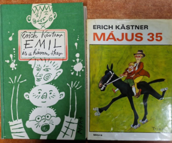 Erich K�stner - 2db. Erich Kastner k�tet-M�jus 35. + Emil �s a h�rom iker