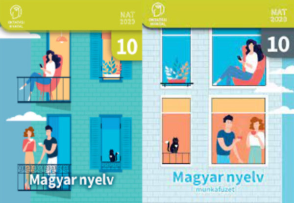 Hargittay Gergely - Magyar nyelv - Tank�nyv + Munkaf�zet 10. (2 k�tet)