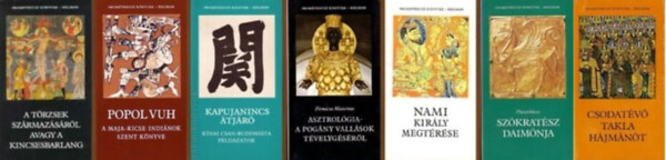 Plutarkhosz, Hahn Istvn Firmicus Maternus - 7 db Promtheusz knyv egy csomagban (A trzsek szrmazsrl, avagy a kincsesbarlang / Popol Vuh / A maja-kicse indinok szent knyve / Kapujanincs tjr / Asztrolgia - A pogny vallsok tvelygsrl / Nami kirly megtrse