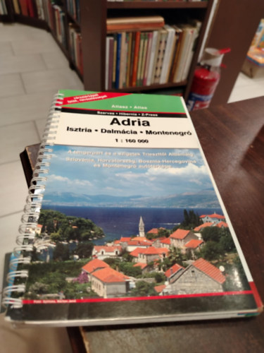 Adria aut�atlasz Isztria-Dalm�cia-Montenegr� 1:160 000