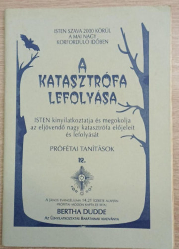 Bertha Dudde - A katasztrfa lefolysa - Prftai tantsok 12.