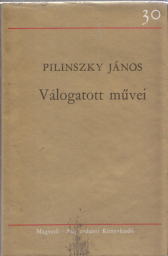 Pilinszky Jnos - Pilinszky Jnos vlogatott mvei