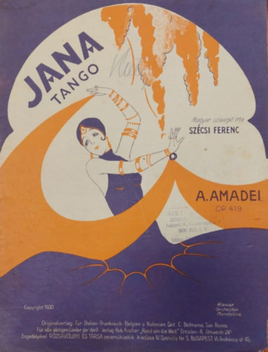 Szcsi Ferenc - Jamana tango (kotta)