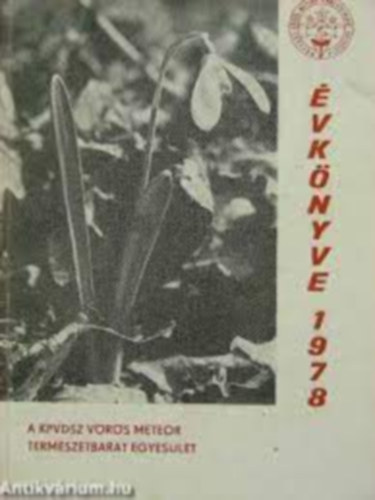 Szsz Kroly - A KPVDSZ Vrs meteor Termszetbart Egyeslet vknyve 1978