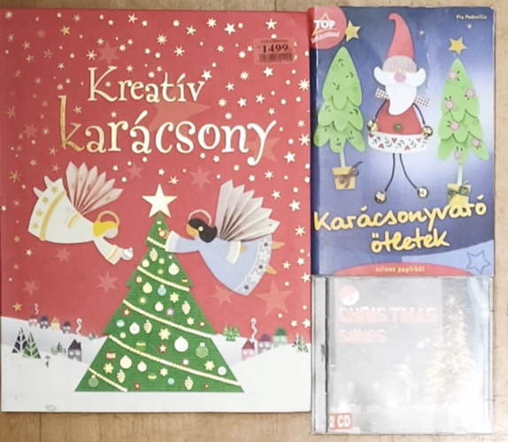 Pia Pedevilla - 2db karácsonyi foglalkoztaó + ajándék CD - Kreatív karácsony, Karácsonyváró ötletek + Christmas Songs CD