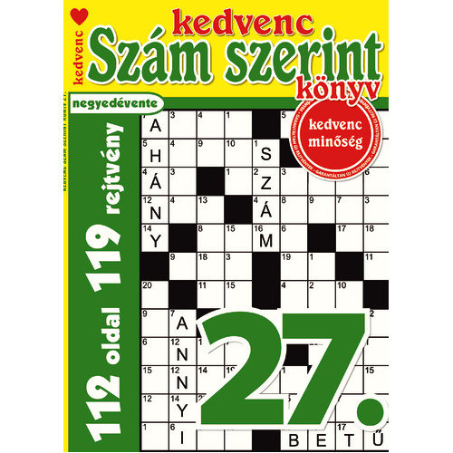 Kedvenc Sz�m Szerint K�nyv 27.