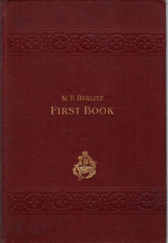 M. D. Berlitz - First book for teaching modern languages english part for adults
