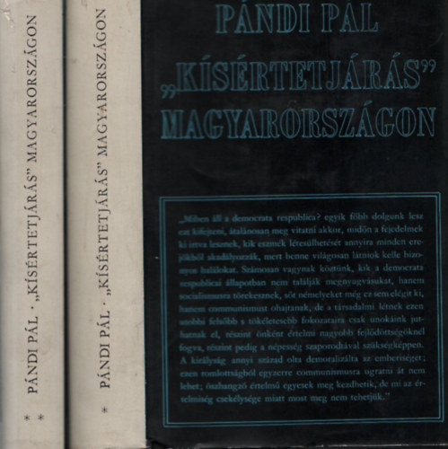 P�ndi P�l - "K�s�rtetj�r�s" Magyarorsz�gon I-II.