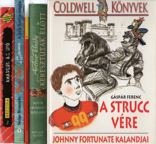 Serge Brussolo, Terry Collins, Kevin Crossley-Holland, Gáspár Ferenc Thomas Brezina - Ifjúsági regények (5 db)
