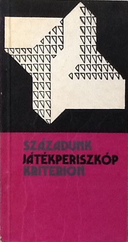 Kriterion Kiad - Jtkperiszkp (kultrafordtsi ksrletek)