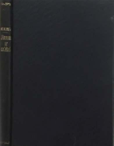 Hedenstjerna Alfréd - Jönsson úr emlékei