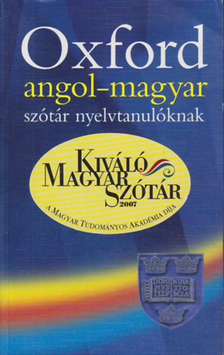 Oxford angol-magyar sz�t�r nyelvtanul�knak