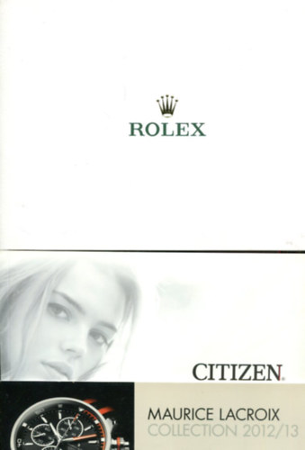 Nincs feltntetve - ra katalgusok ( Rolex, Citizen, Maurice Lacroix) 3 db