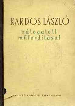 Kardos László - Kardos László válogatott műfordításai