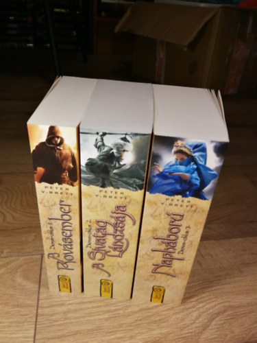 Peter V. Brett - A Démon-ciklus 1.-3. (A Rovásember / A Sivatag Lándzsája / Napháború)