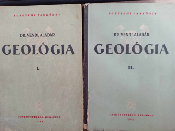 Dr. Vendl Aladár - Geológia I-II.