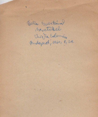 Vargha Kálmán - Shakespeare - Tolsztoj - Móricz Zsigmond. (Különlenyomat a Világirodalmi Figyelő 1960. évi 2. számából.)