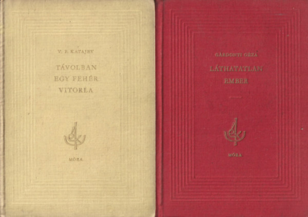 2 db Az n Knyvtram, V. P. Katajev: Tvolban egy fehr vitorla, Grdonyi Gza: Lthatatlan ember