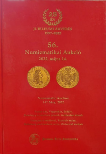 Numizmatikai Aukci 1997 - 2022 (2022. Mjus 14. )