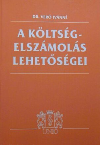 Dr. Verő Ivánné - A költségelszámolás lehetőségei