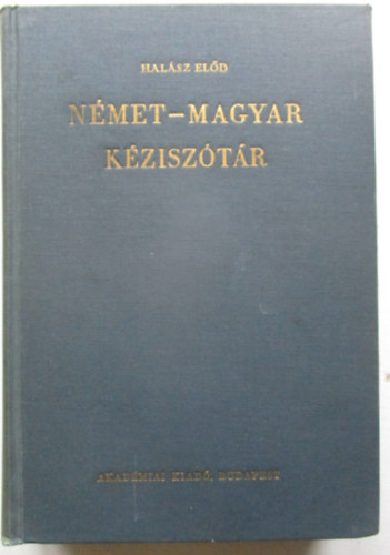 Hal�sz El�d - N�met-magyar k�zisz�t�r