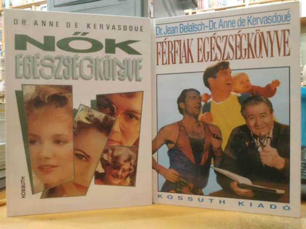 Dr. Jean, Dr. Anne de Kervasdou� Belaisch - 2 db N�k eg�szs�gk�nyve + F�rfiak eg�szs�gk�nyve