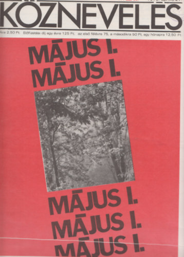 Tth Lszl  (fszerk.) - Kznevels XXXV. vfolyam 17. szm (1979. prilis 27.)