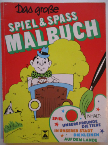 Das groe Spiel & Pass Malbuch